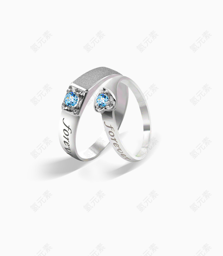 唯美精美情侣对戒