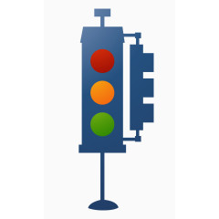 卡通交通灯