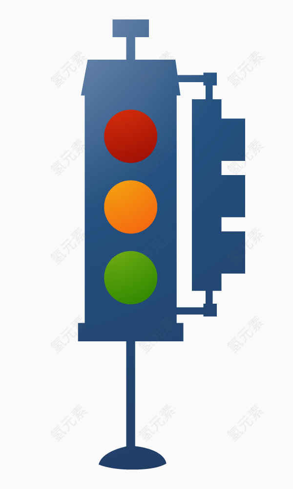 卡通交通灯
