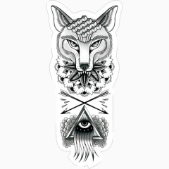 狐狸插画素材免抠