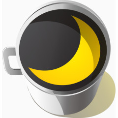 简约现代咖啡饮品矢量图