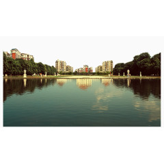 地产海报元素湖景房