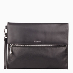 MODALU黑色牛皮女士手拿包