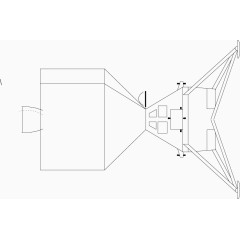 矢量创意设计航天卫星支架图标