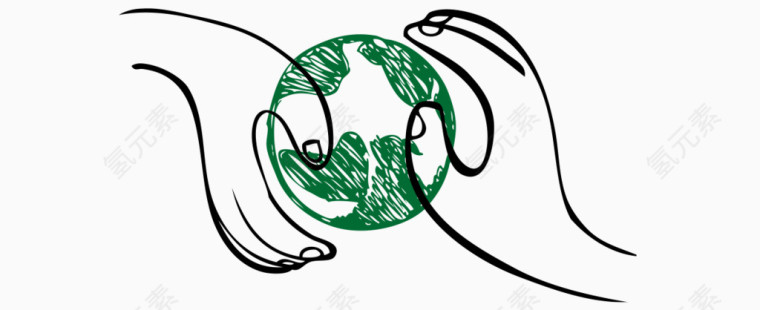 矢量环保绿色eco绿色保卫
