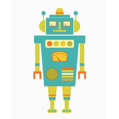 卡通机器人