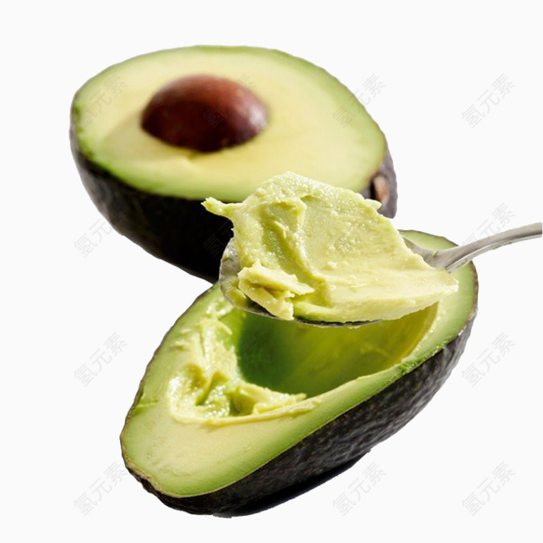 切开的牛油果