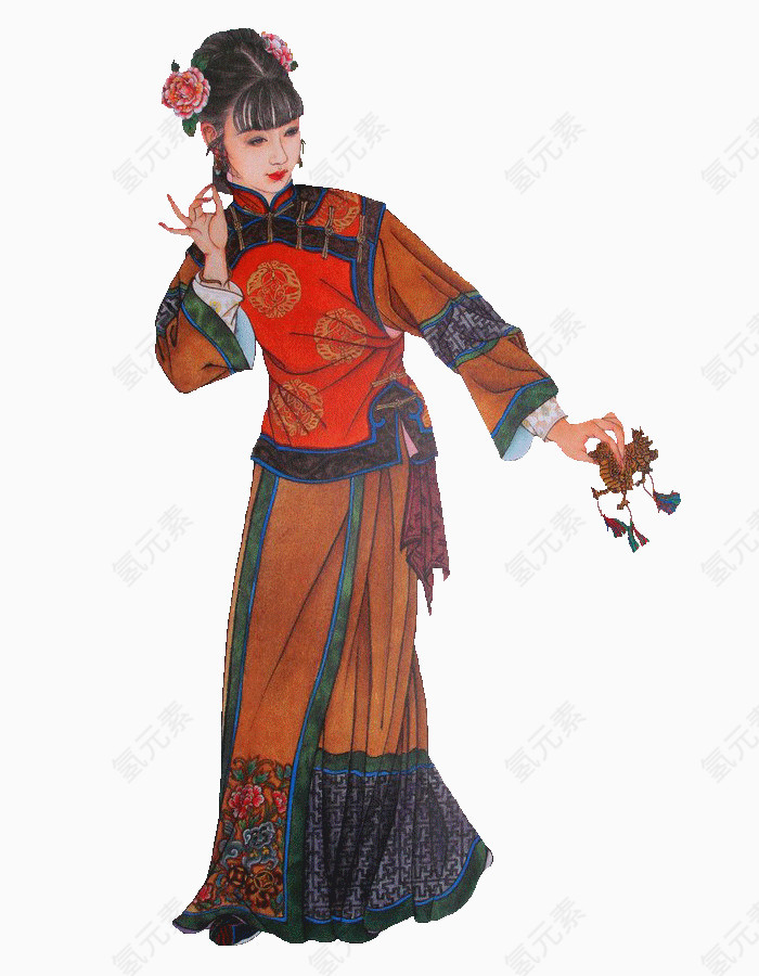 中国古代女子
