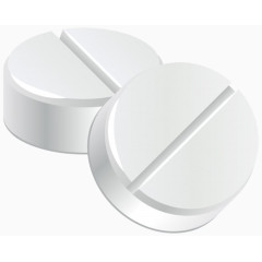 白色药片免抠素材