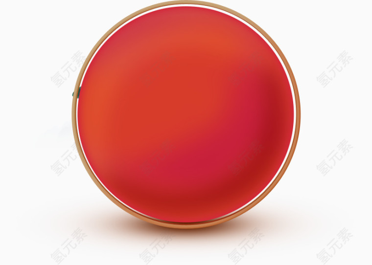 圆，装饰圆，红色，淘宝素材