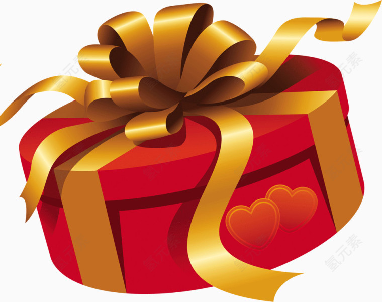 圆形的精美礼盒