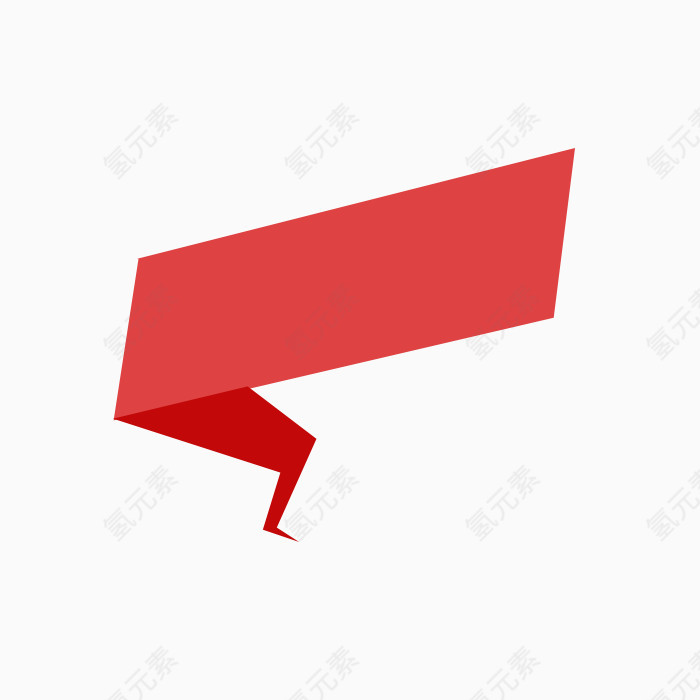 红色不规则图案