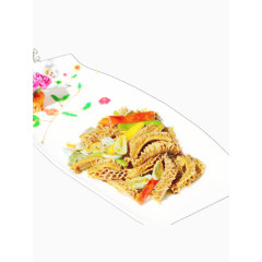 腊八蒜炒牛肚图片素材