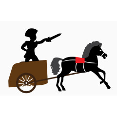 古代士兵战车