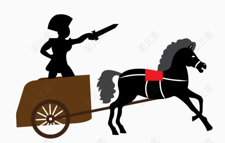 古代士兵战车