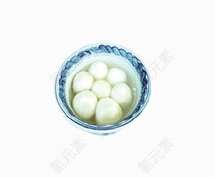 白色汤圆