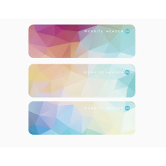 时尚横幅矢量素材