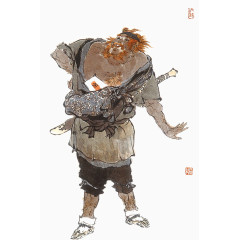 水墨人物