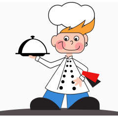 矢量厨师男孩