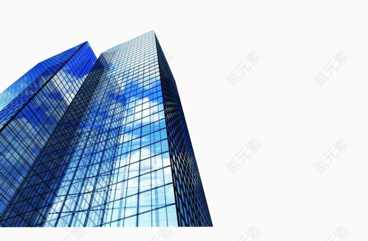 免扣现代化摩天大楼办公楼