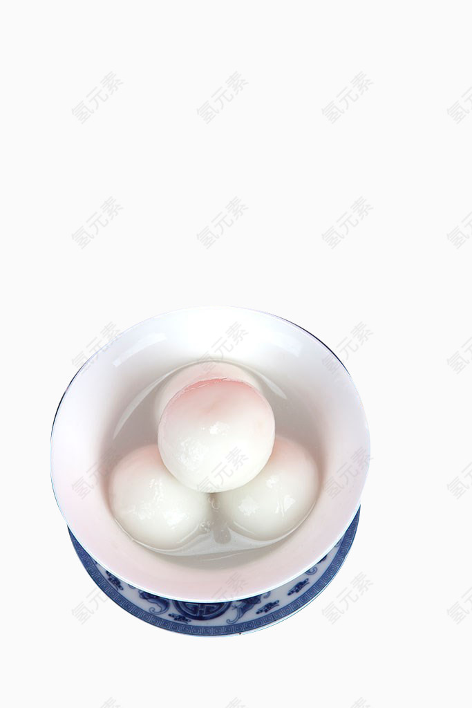 白色汤圆