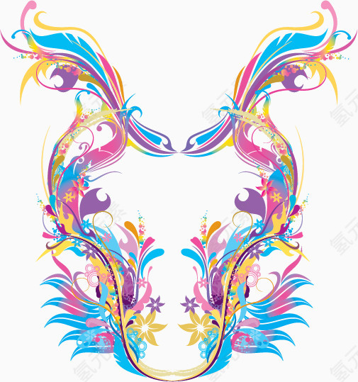 缤纷多彩时尚潮流元素