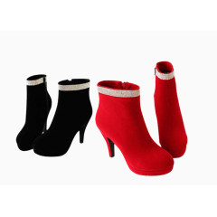 舒适水钻高跟鞋