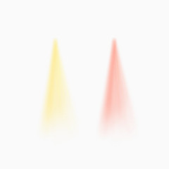 淡雅彩色光束素材