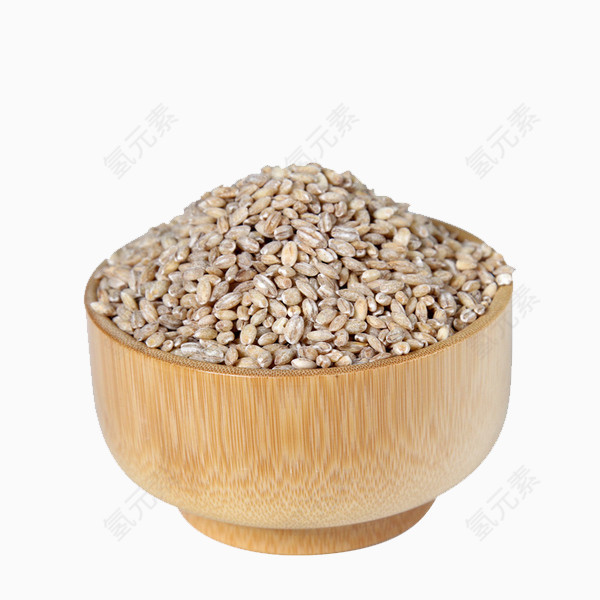 一碗去皮小麦粒