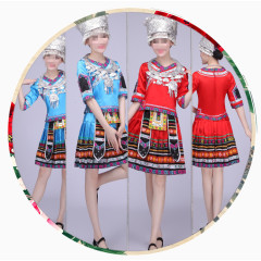 少数民族瑶族服装展示