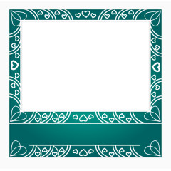 绿色装饰框架