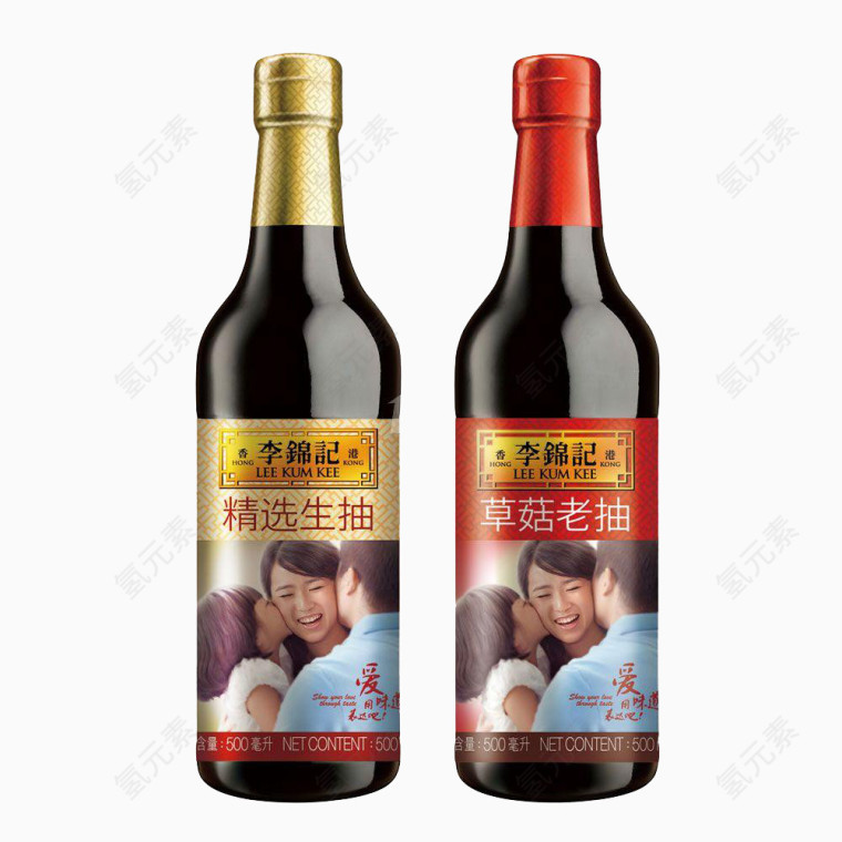 李锦记精选草菇生抽