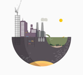 旅行海报图案元素