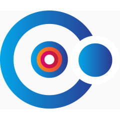 矢量纯色圆形插画