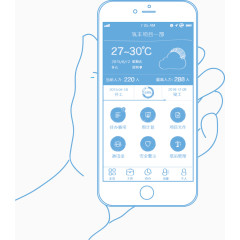 h5素材卡通手机