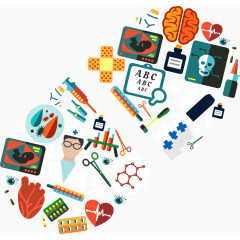 矢量胶囊形状医疗