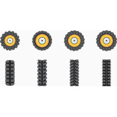 矢量图汽车轮胎