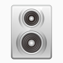 灰色质感音响播放器