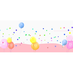 气球圆点背景素材