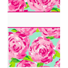 玫瑰花色框