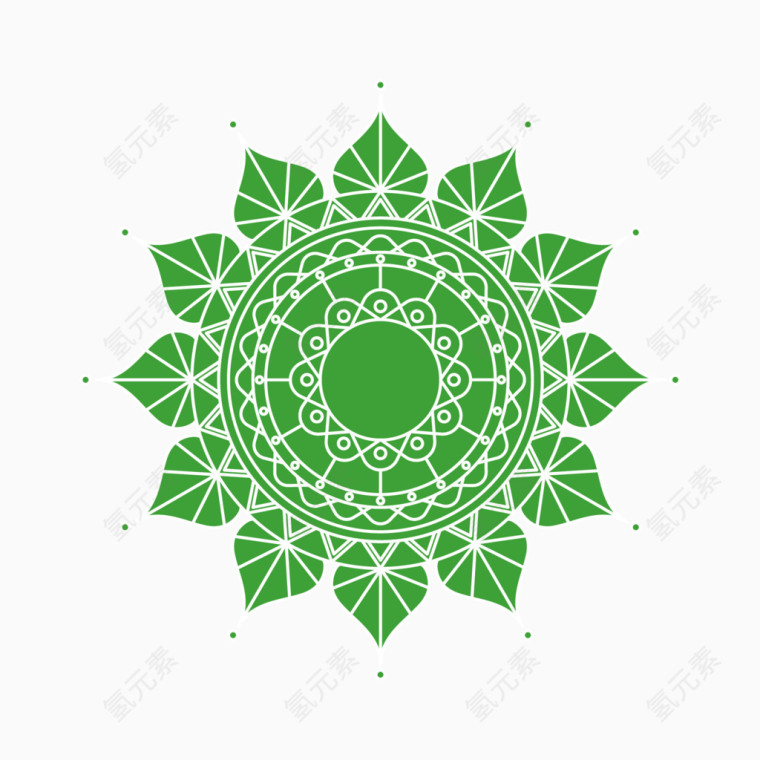 矢量花纹