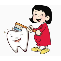 孕妇刷牙齿