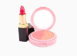 粉红腮红
