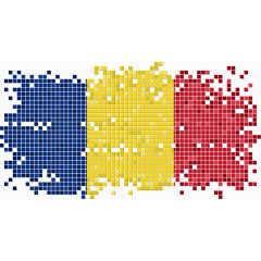 矢量罗马尼亚国旗