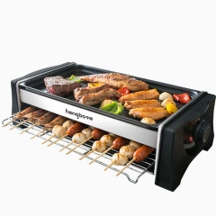 双层无烟电烤炉