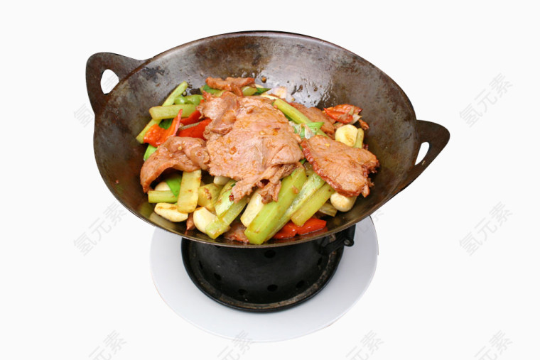 干锅牛肉免扣素材