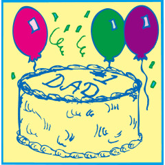 父亲节装饰元素