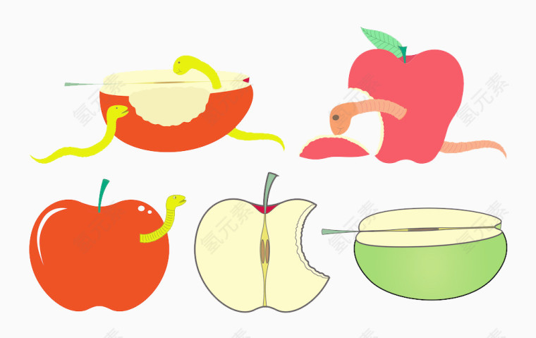 苹果插画