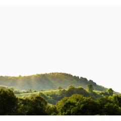 唯美山脉田野景色