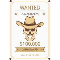 西部大盗通缉令